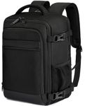 KLOSTAIN Cabin Bags 40x20x25 for Ryanair Underseat Travel Backpack Ruscksack Carry-ons Hand Luggage Bag Cabin Size 20L for Flight with Laptop Compartment Fit 14 Inch Laptop Black
