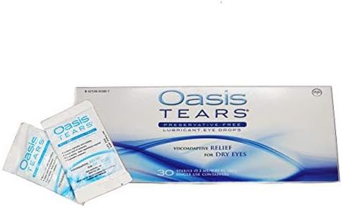 Oasis Tears Preservative-Free Lubricant Eye Drops 40 Vials (1 Box of 30 Vials and Two 5 Vial Packets)