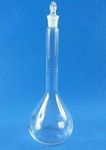 FZN Volumetric Flask 100 ml Polypropylene Stopper Socket Size-14/23 Made of Borosilicate Glass 3.3 Pack of 6
