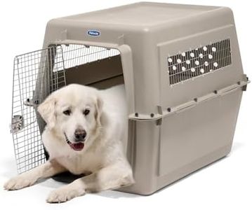 Petmate Ultra Vari Dog Kennel for Extra Large Dogs (Durable, Heavy Duty Dog Travel Crate, Made with Recycled Materials, 48 in. Long) 90 to 125 lbs, Made in USA