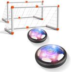 WATUDOU 2 Goals & 2 Ball Hover Soccer Ball Toys for Kids Boys, Indoor Outdoor Outside Soccer Ball Game Toys for Kids Boys Ages 3-5 4-8, Toys Birthday Gifts for 3 4 5 Year Old Boys, Ideas Outdoor Toys