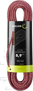 EDELRID Swift Protect Pro Dry 8.9mm Dynamic Climbing Rope - Night/Fire 60m