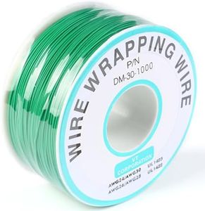 JESSINIE Green Electronic Wire DM-30-1000 - 30 AWG Single Core Tinned Copper Solid Cable - 250M - P/N PCB