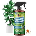 Spider Mite Killer Spray for Plants 200ml – Natural Insecticidal Soap – Kills Red Spider Mites, Aphids, Whiteflies, and More – Ideal for Indoor & Outdoor Use on Fruits, Vegetables, and Flowers