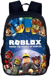 WKxinxuan Zaino Roblox Asilo, Zaino Roblox, Anime Zaino Roblox Asilo, Grazioso zaino Scolastico Anime, Adatto come Regalo per i bambini