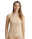 Jockey Women's Super Combed Cotton Rib Inner Tank Top with Stay Fresh Treatment_Style_1535_Light Skin_L