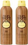 Sun Bum Original SPF 50 Sunscreen Body Spray - Broad Spectrum Moisturizing Sunscreen with Vitamin E - Hawaii 104 Act Compliant (Made without Octinoxate & Oxybenzone) - 6 oz (Pack of 2)