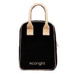 Eco Right Insulated Lunch Bag Women, Work Lunch Box for Men, Adults (Beige and Black)