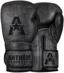 Anthem Athletics Stormbriger Full Grain Leather Boxing Gloves 16 oz Men & Women Muay Thai Gloves Kickboxing Gloves Available As 12 oz 14 oz or 16 oz Boxing Gloves - Storm Rhino - 16 oz.