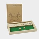 Kitchnexus 2-Player Shut The Box with 12 Numbers, For At Least 2 Players, Classic Dice Board Toy