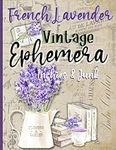 French Lavender Vintage Ephemera In