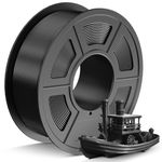 TECBEARS PLA+ Filament 1.75 mm, Upgrade PLA+ 2.0 More Robust and Stronger 3D Printer Filament 1kg Spool, Max 300 mm/s Printing Speed, Dimensional Accuracy +/- 0.02 mm, PLA+ Black