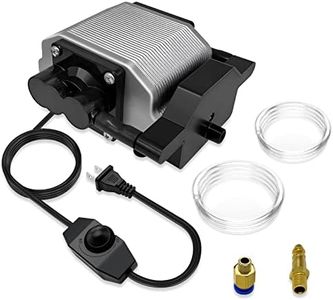 Air Assist for Laser Cutter and Engraver, Air Assist Pump Kit with Adjustable 0-30L/Min, Suitable for Most CNC Cutting & Laser Engraving Machine