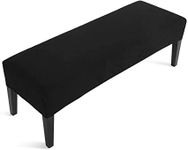 YISUN Jacquard Dining Room Bench Covers - Super Stretch Spandex Upholstered Bench Slipcover, Removable Washable Bench Protectors for Living Room, Bedroom, Kitchen