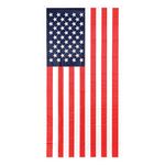 Beistle 57084 American Flag Door Cover, 30 by 5-Feet, Plastic, Red/White/Blue