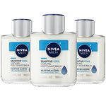 Nivea For Men Sensitive Cooling Post Shave Balm - 3.3 oz by Nivea Men 100 ml, 3 Count (Pack of 1)