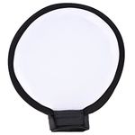 Topiky Foldable Flash Diffuser, Mini Portable Round Beauty Dish Speedlite Flash Diffuser Softbox (30cm)