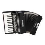 Hohner 44 Key Student XII Piano Accordion (Black)