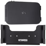 Sky Q Box Wall Mount for 32B1 Model by Dynas: Premium Steel Sky Q Wall Mount Bracket, Ideal Sky Box Wall Mount Behind TV, Enhances Space and Airflow, Fits 32B1 2TB Model ONLY, Made in The UK