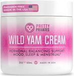 Organic Wild Yam Cream for Hormone Balance - Natural Wild Yam Root Cream for Hormone Support - Wild Yam Comfort Cream - Mood, Sleep, Menstrual Support for Women With Wild Yam Oil Extract - 2oz (60 ml)