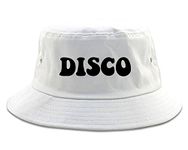 Kings Of NY Disco Music Bucket Hat White