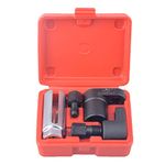 DAYUAN YT97981 5 pcs O2 Oxygen Sensor Socket Set Wrench Remover Tool and Thread Chaser Set,Black