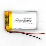 1PC 103050 3.7V 1600mAh Polymer Lipo Battery with PCM Rechargeable Battery