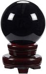 Juvale Small Black Obsidian Sphere,