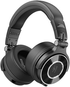 OneOdio Monitor 60 Professional Studio Headphones - Recording Wired Over Ear Headphones, Hi-Res Audio, Soft Comfortable Earmuffs, 6.35mm Adapter for Tracking Mixing DJ Mastering Broadcast-Black