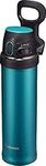 Zojirushi SM-QHE60GK, Flip-and-Go Stainless Mug, 20-Ounce, Teal