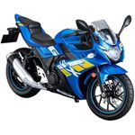 Bestie toys Scale Motorcycle Model Motorcycle Model 1:12 Bike Diecast Motorcycle Model with Sound & Light Birthday Gift Collection Bike (Suzzuki Gsx250)