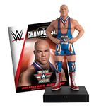 WWE Championship - WWE Kurt Angle Magazine & Statue - WWE Championship Figurine Collection by Eaglemoss Collections