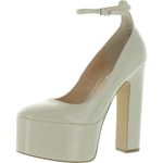 Steve Madden Women's Skyrise Pump, Bone Patent, 7.5 UK