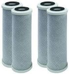 CFS – 4 Pack Carbon Block Water Filter Cartridge Compatible with Flow-Pur 8, WCBCS-975-RV Models – Removes Bad Taste and Odor – Whole House Replacement Filter Cartridge – 10“ x 2.5”