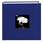 Pioneer Photo Albums 200 Pocket Fabric Frame Cover Photo Album, Cobalt Blue