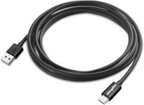 Replacement USB Data Transfer Power Charging Charger Cord Cable for GreatCall Jitterbug Touch Touch2 Touch3 Jitterbug Smart Smart2 Jitterbug Flip Easy-to-Use Cell Phone (5ft Black)