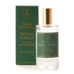 Taylor of Old Bond Street Royal Forest aftershave lotion, 50ml. A fruity, floral fragrance for gentlemen. Alcohol-free formula, suitable for all skin types.