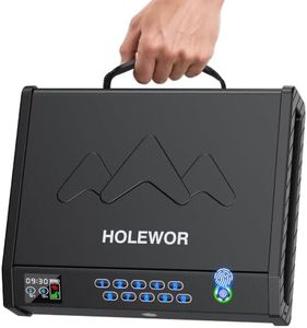 Handheld Portable Biometric Gun Safe for Handgun, 3 Ways of Access