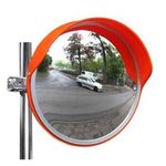 Safety Mirror | Convex mirror | or Driveway, Garage and Warehouse or Store and Office Security, with Adjustable Wall and Pole Bracket, for Blind Spots and Corners, Indoor and Outdoor (18 Inch)