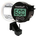 HawkEye D10DX.01T In-Dash Depth Sounder with Air and Water Temperature (Includes Airmar Transom Mount Transducer)