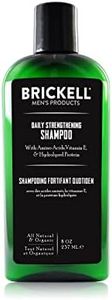 Brickell Men's Products Daily Strengthening Shampoo for Men, Natural and Organic Featuring Mint and Tea Tree Oil To Soothe Dry and Itchy Scalp, Sulfate Free and Paraben Free, 8 Ounce, Scented