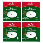 100 Count (Pack of 4) : Melitta 3.5 inch White Disc Coffee Filters (Pack of 4)