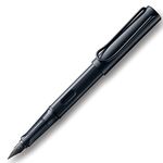 LAMY Al-Star Medium Tip Fountain Pen | Steel Nib, Polished | With Ink Cartridge T 10 Blue | Smooth Refillable Pen With Converter Filling System Z 28