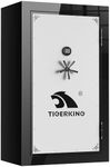 TIGERKING Gun Safe for Rifles and Pistols, 45-Min 1200°F Fire Protection, 58 Long Guns, Heavy-Duty Steel Gun Cabinet, Modular Shelves & Racks, Door Organizer, 642 lbs, 72.0"H x 43.3"W x 27.0"D
