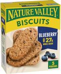 Nature Valley Blueberry Biscuits, Made with Whole Grain, 5 ct, 8.85 OZ