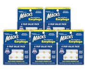 Mack's Pillow Soft Silicone Putty Ear Plugs (5 Packs (30 Pairs))