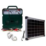 B/12 Electrifier with Dual Power Solar Panel 12 V/220 V for Electric Fence Electric Fence for Animals Horses Boar Cows Pigs Hens