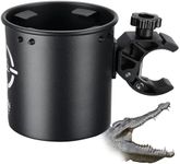 ‎KEMIMOTO Motorcycle Cup Holder, Upgraded ATV Drink Holder with 0.6"-1.5" Metal Clamp, 32OZ Bike Water Bottle Holder for UTV, Scooter, Boat, Stroller, Wheelchair, Golf, Tractor
