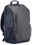 HP Travel 18L 15.6-inch Laptop Backpack - Light & Stylish - Expandable to 21L - Multiple Pockets - Lockable Zippers - Iron Grey