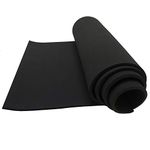 Neoprene Sponge Foam Rubber Sheet Roll - 38cm Wide X 152cm Long, 6mm Thick for DIY Projects